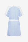 Abito righe strette BLU-BIANCO DORABELLA