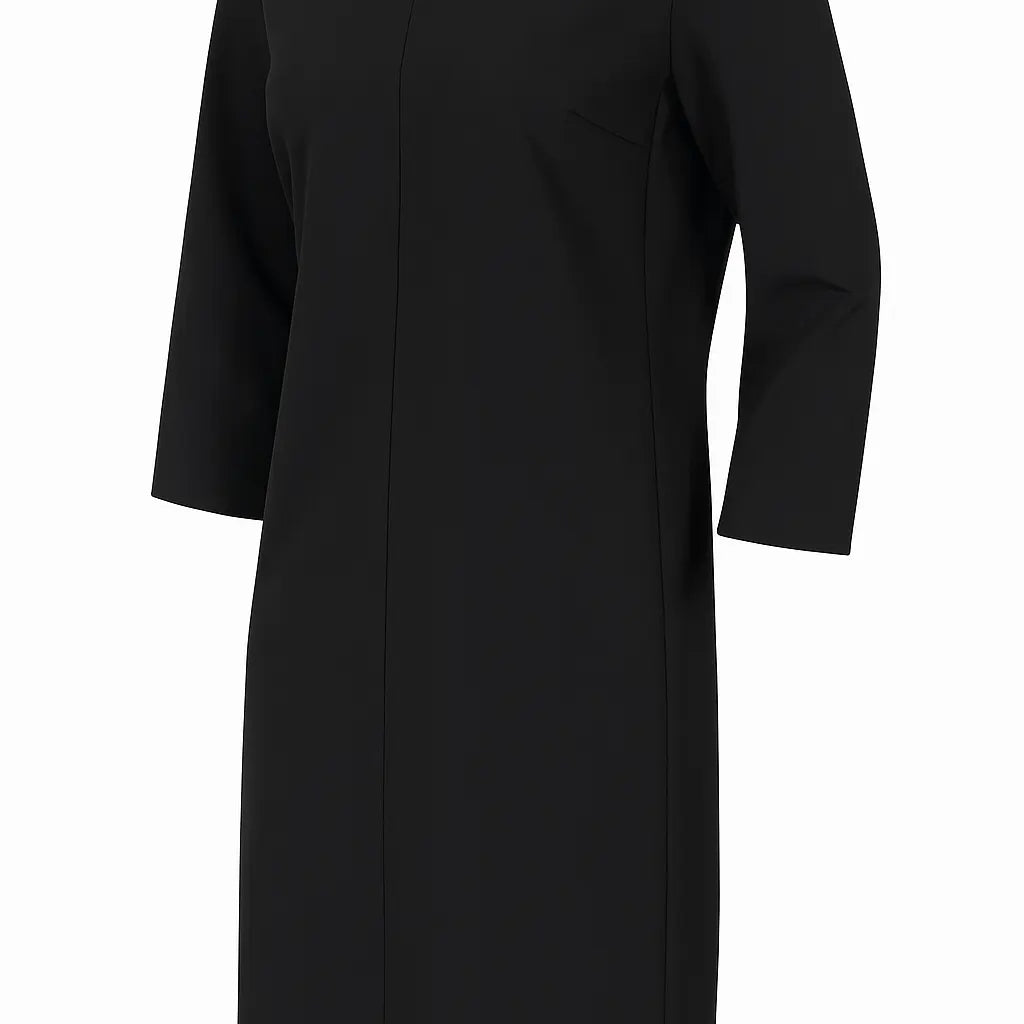 Abito scollo a "V" con ricamo di strass DORABELLA