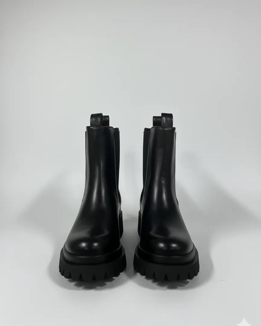 Anfibi con zip laterale e suola alta Dorabella