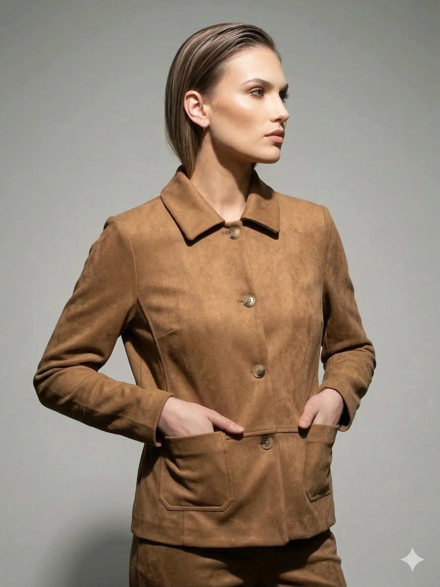 Bart jacket in suede DORABELLA