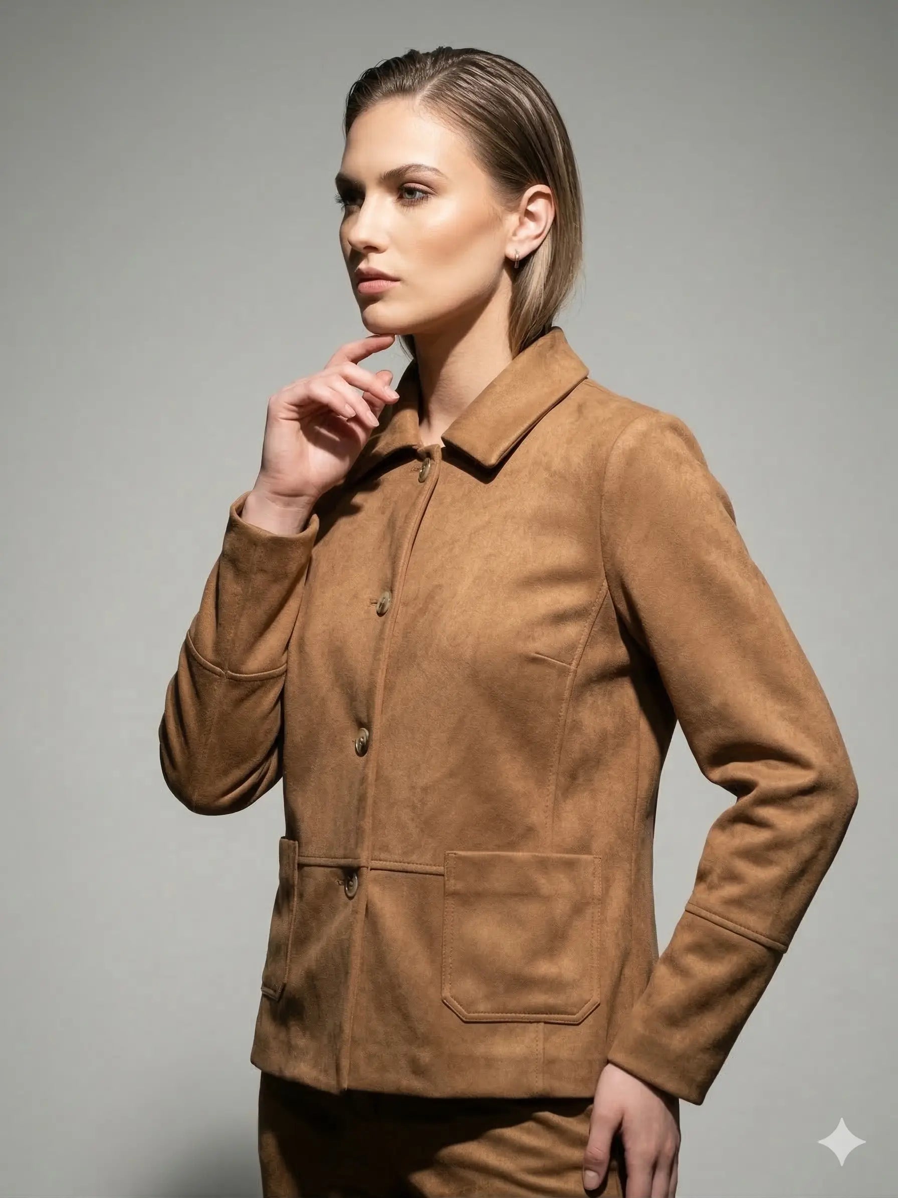 Bart jacket in suede DORABELLA