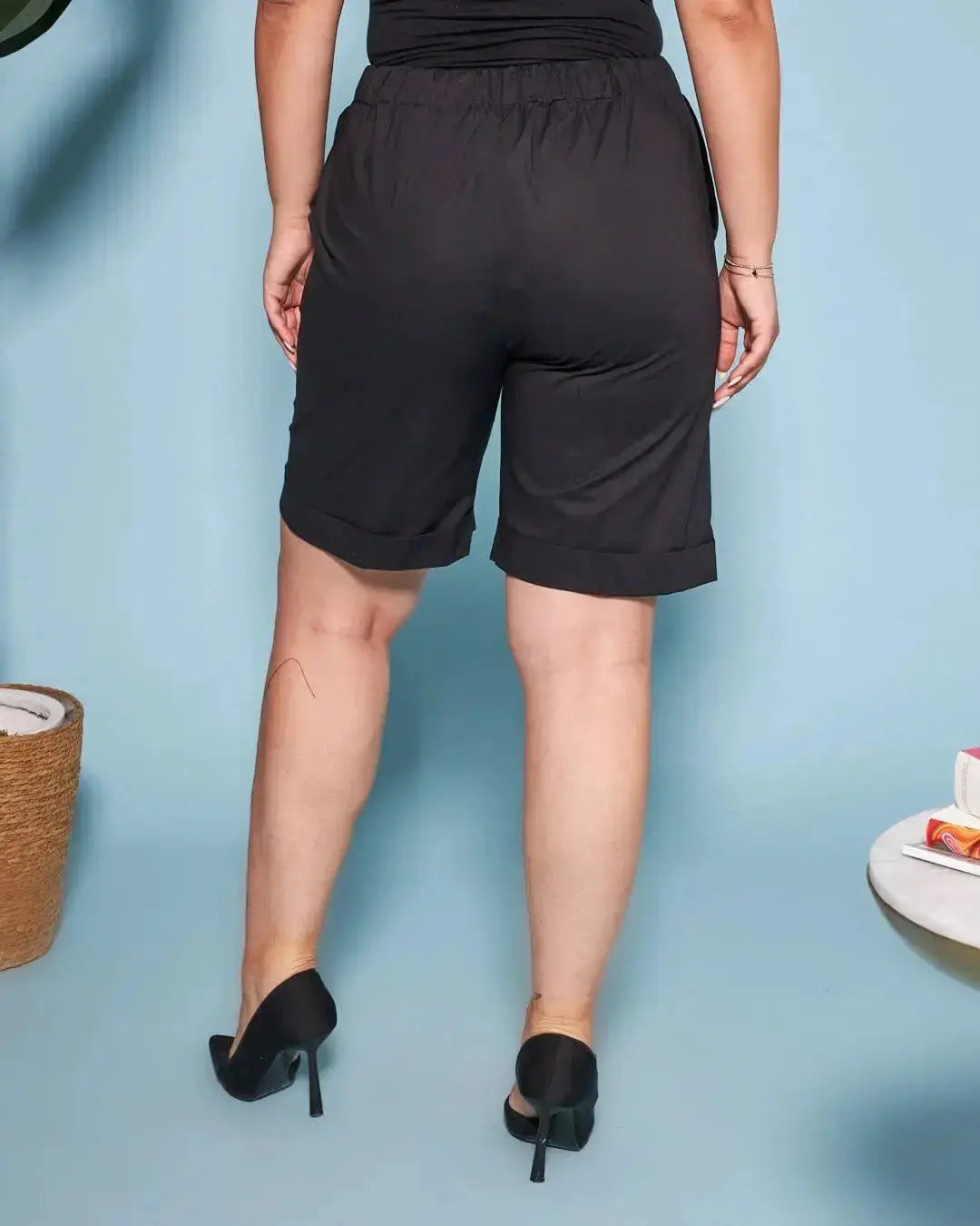 Bermuda in cotone con coulisse laccio DORABELLA