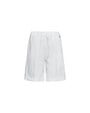 Bermuda in cotone con coulisse laccio BIANCO DORABELLA