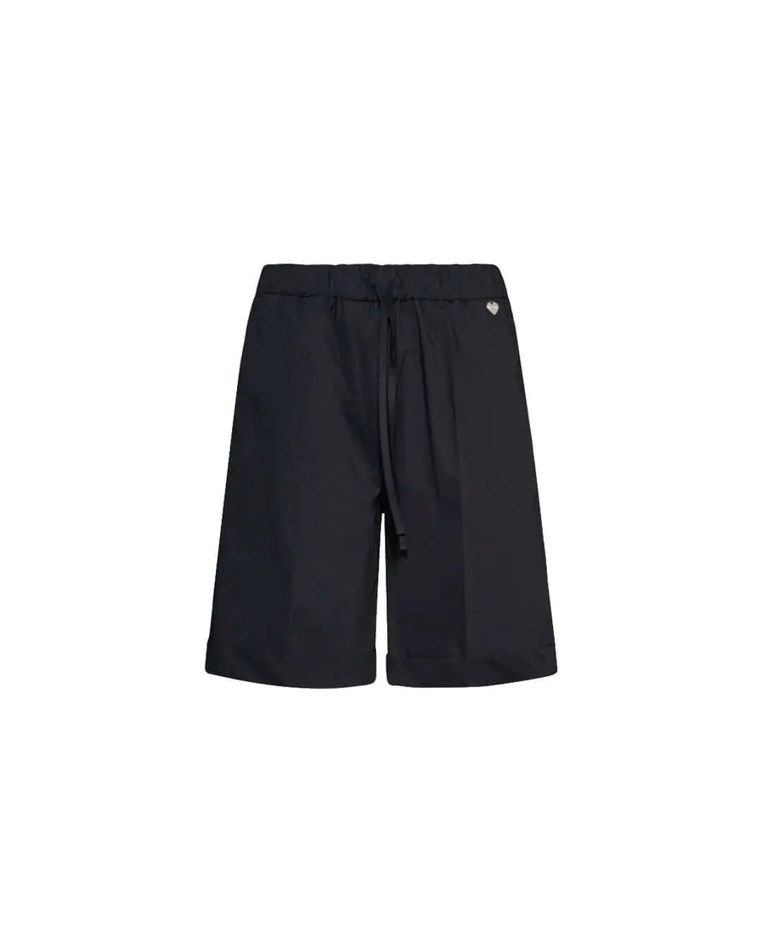 Bermuda in cotone con coulisse laccio NERO DORABELLA 3XL