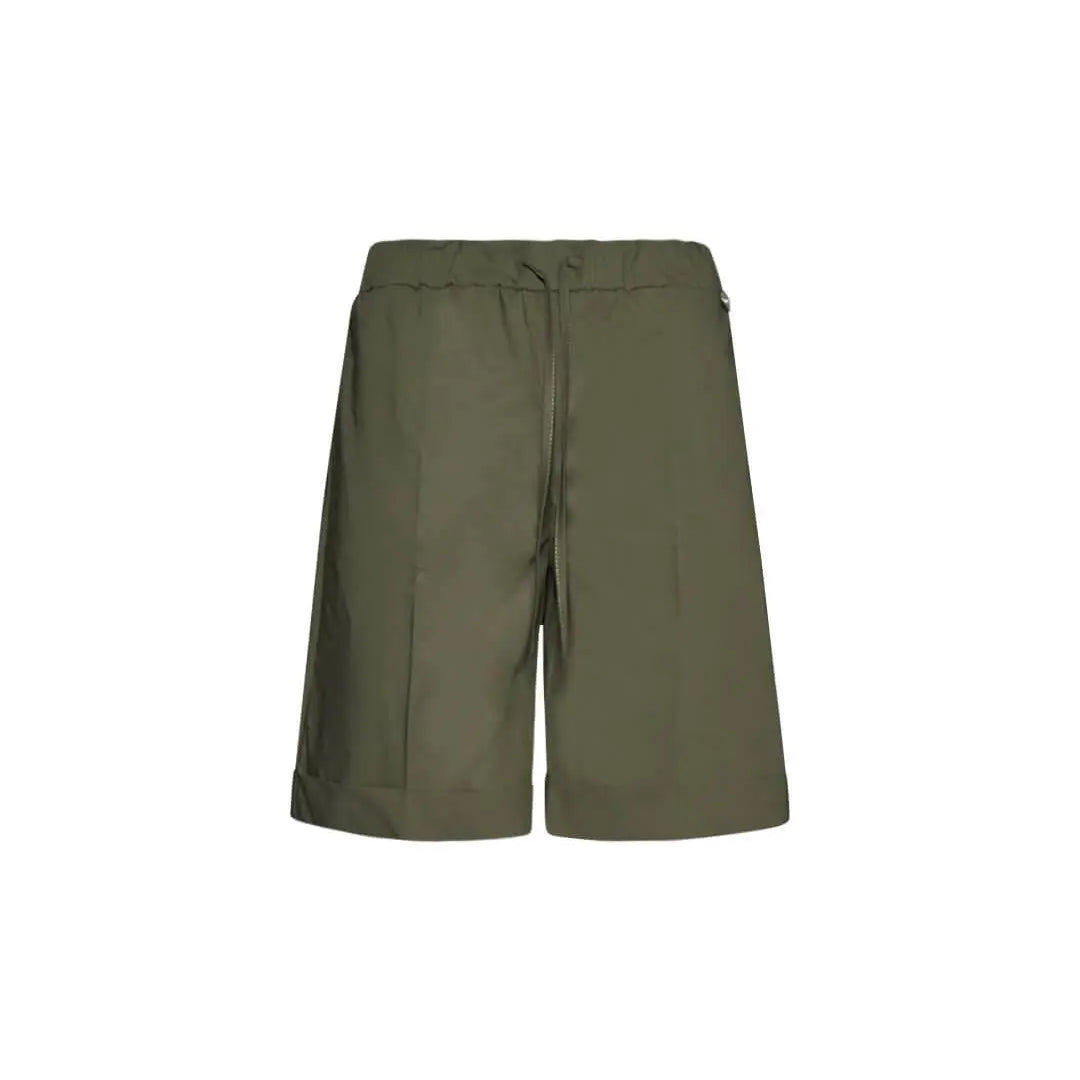 Bermuda in cotone con coulisse laccio VERDE MILITARE DORABELLA 3XL