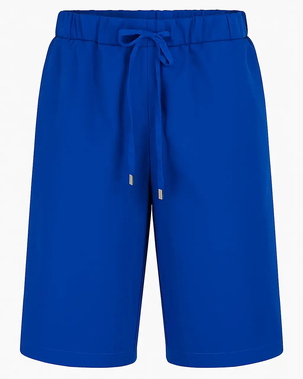 Bermuda in cotone elasticizzato tinta unita con coulisse BLU DORABELLA