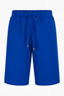 Bermuda in cotone elasticizzato tinta unita con coulisse BLU DORABELLA