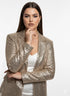 Blazer aperto paillettes IRONICA