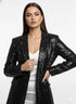 Blazer aperto paillettes IRONICA