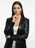 Blazer aperto paillettes IRONICA