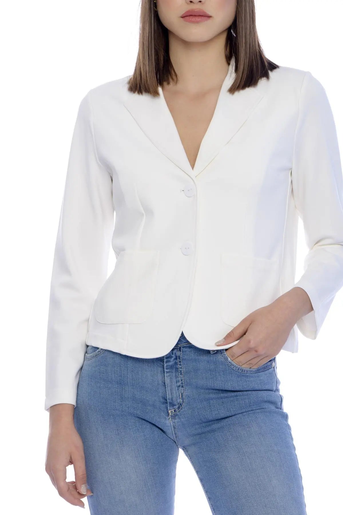Blazer basic BIANCO IRONICA