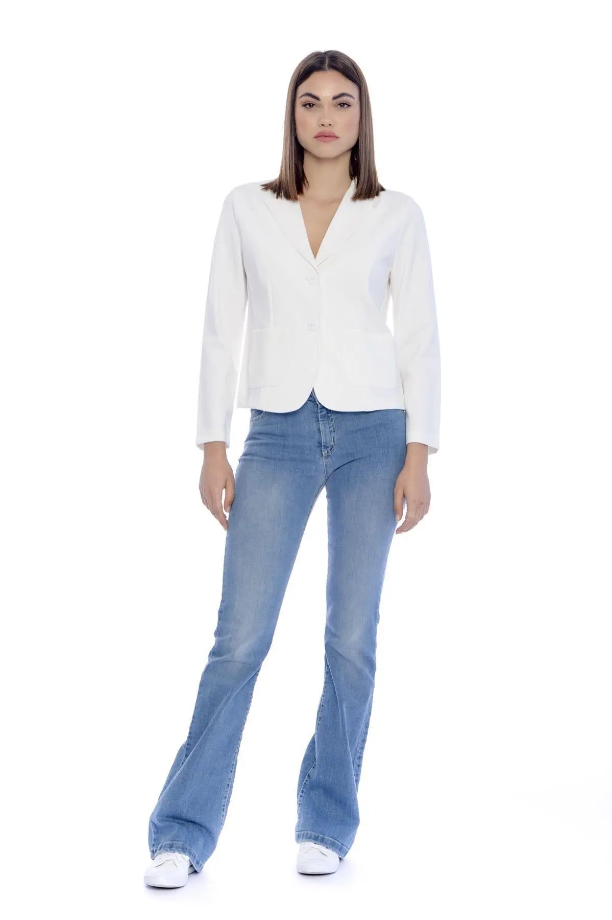 Blazer basic BIANCO IRONICA