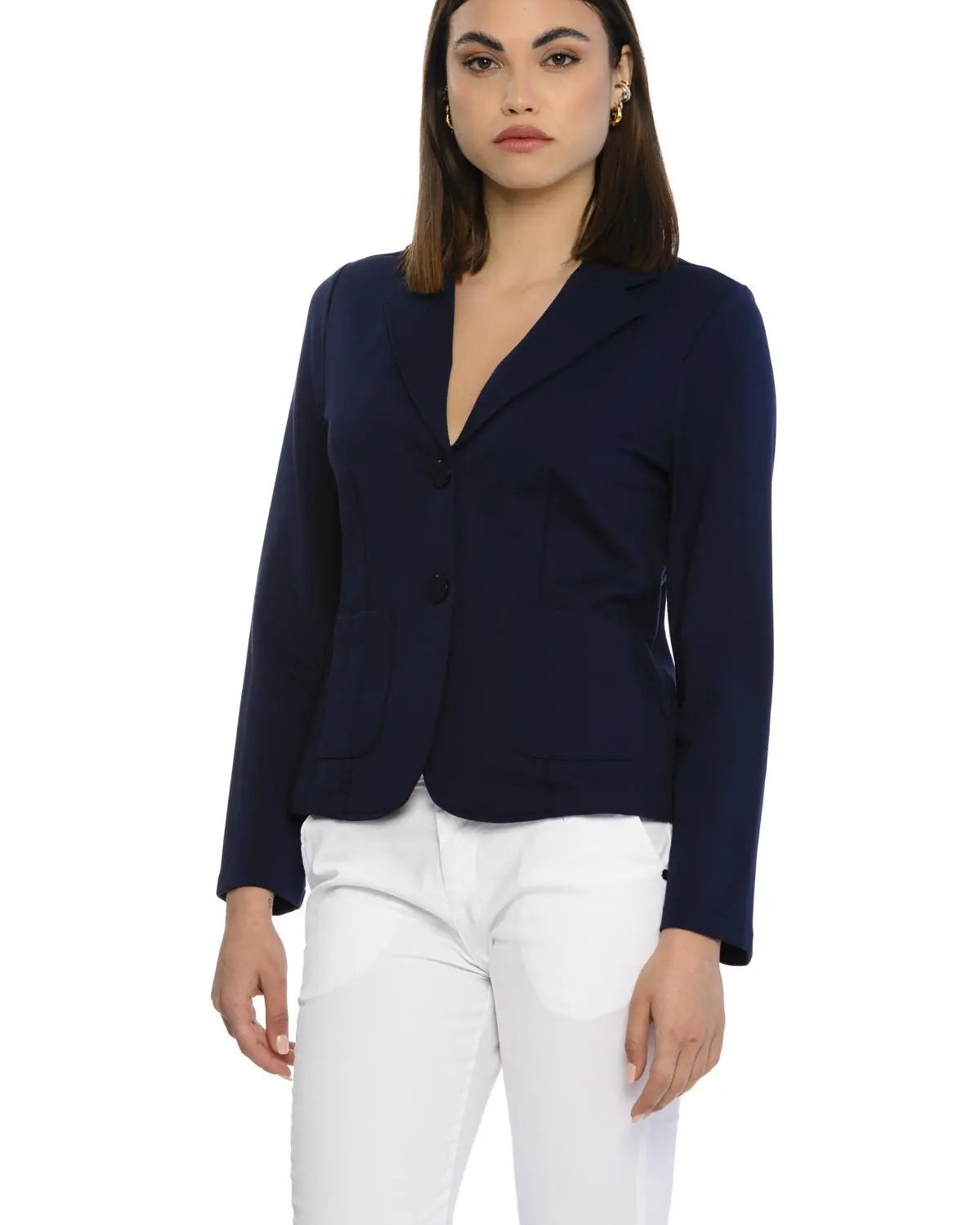 Blazer basic BLU-NAVY IRONICA XL