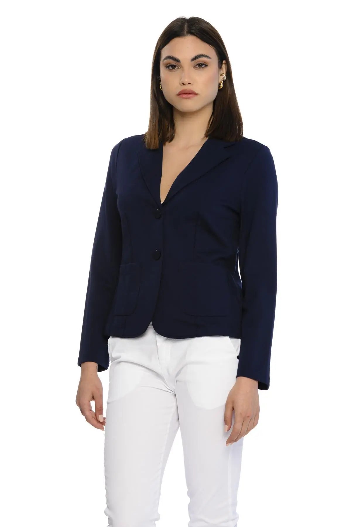 Blazer basic BLU-NAVY IRONICA XL