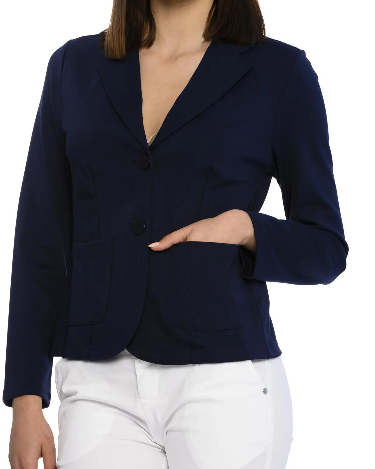 Blazer basic BLU-NAVY IRONICA