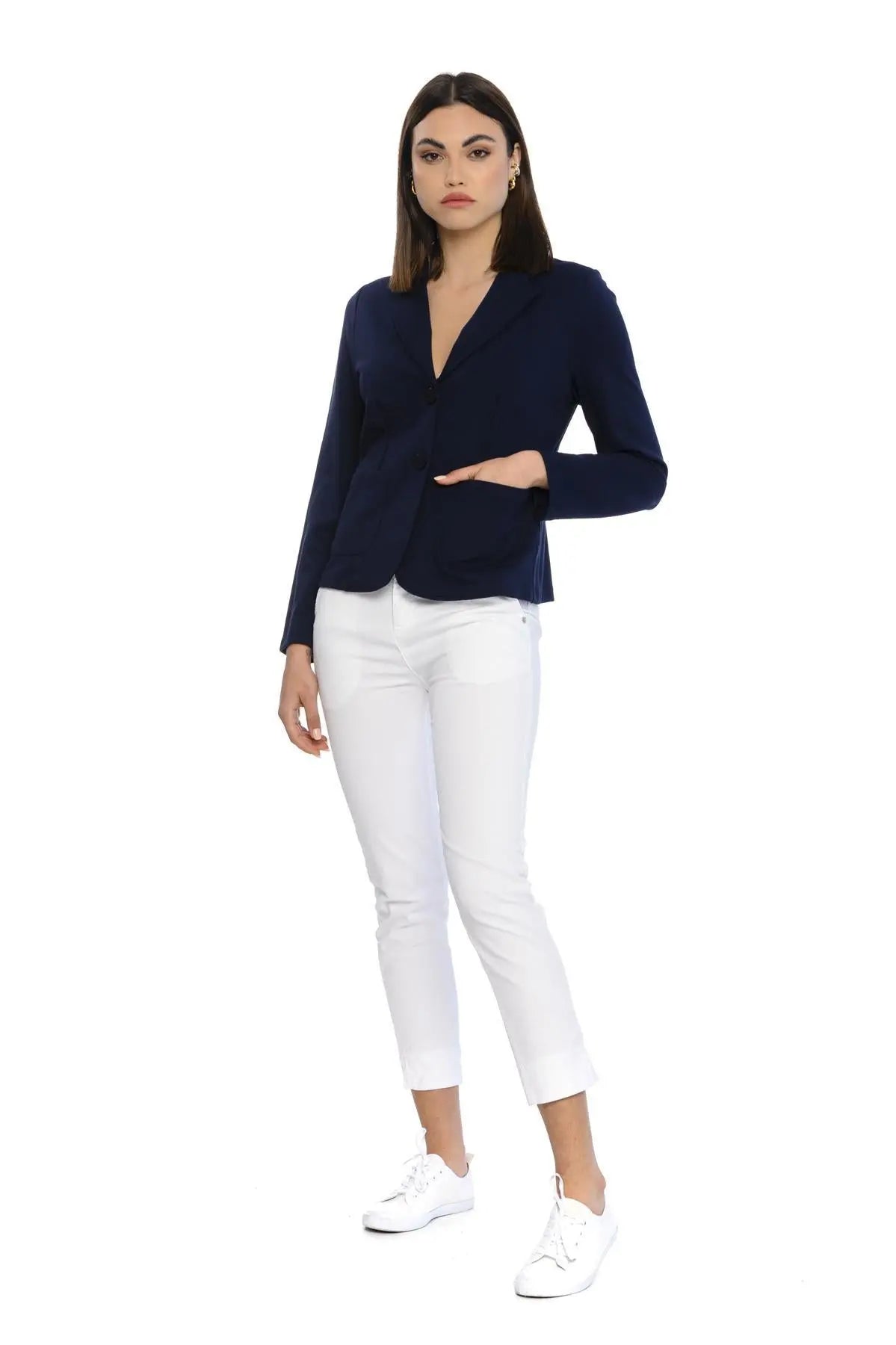 Blazer basic BLU-NAVY IRONICA