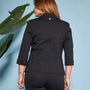 Blazer corto senza revers in jersey punto Milano elasticizzato di misto cotone DORABELLA