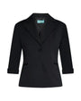 Blazer corto senza revers in jersey punto Milano elasticizzato di misto cotone DORABELLA