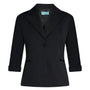Blazer corto senza revers in jersey punto Milano elasticizzato di misto cotone DORABELLA