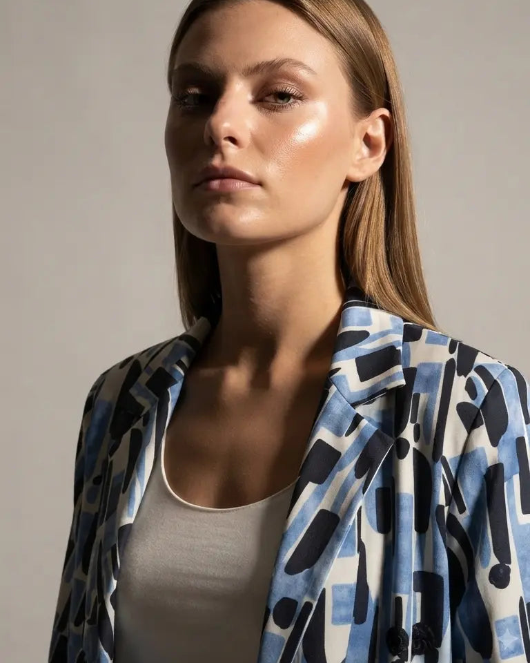 Blazer fluido in cady DORABELLA