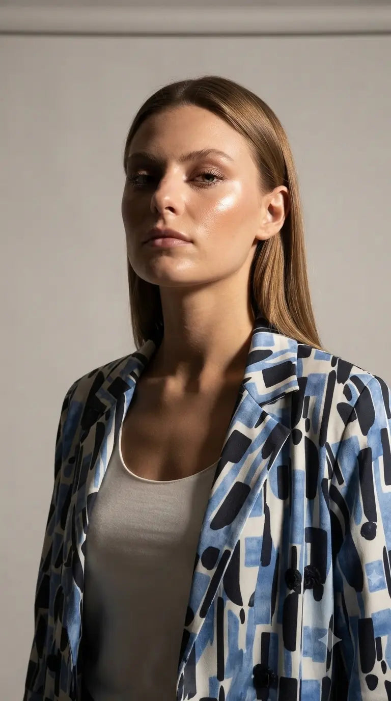 Blazer fluido in cady DORABELLA