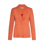 Blazer monopetto a manica lunga in cady elasticizzato tinta unita DORABELLA