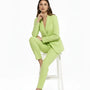 Blazer monopetto a manica lunga in cady elasticizzato tinta unita DORABELLA