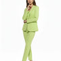 Blazer monopetto a manica lunga in cady elasticizzato tinta unita DORABELLA