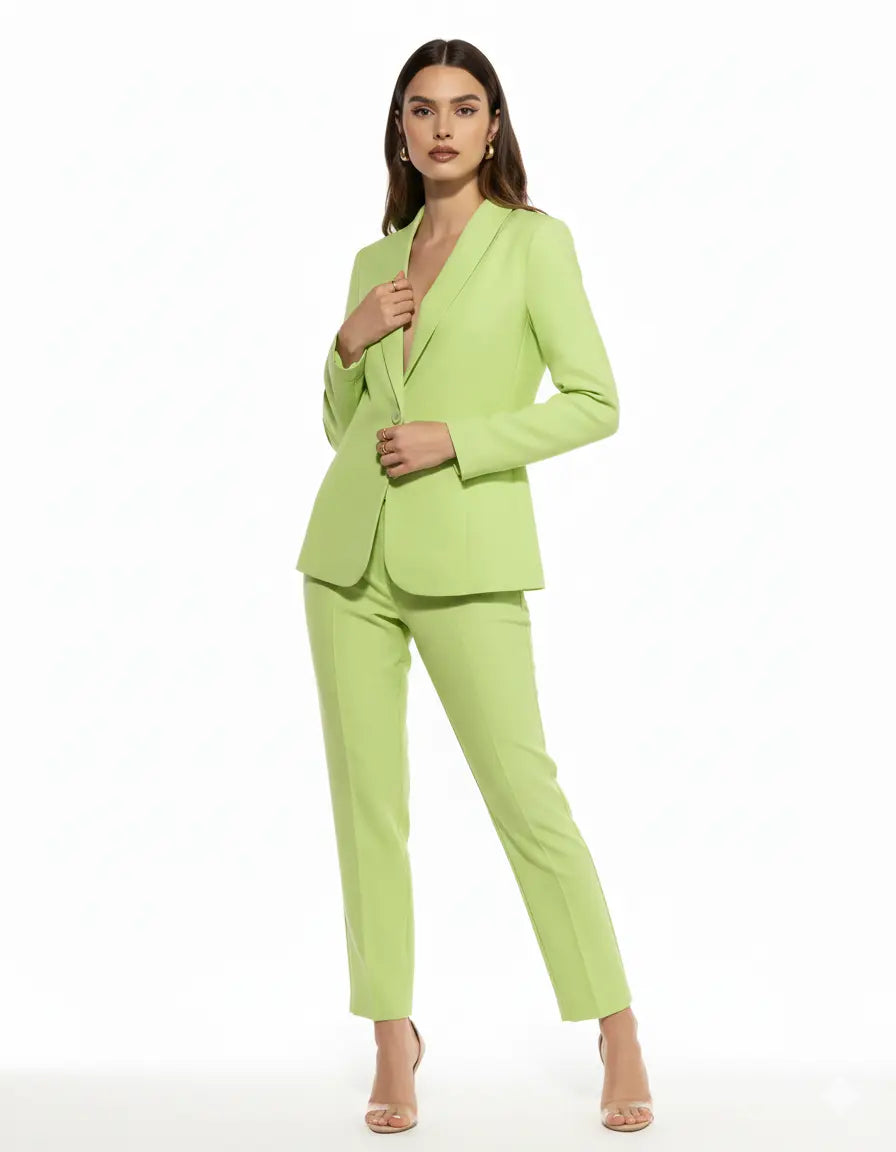 Blazer monopetto a manica lunga in cady elasticizzato tinta unita DORABELLA