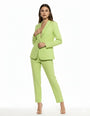 Blazer monopetto a manica lunga in cady elasticizzato tinta unita DORABELLA