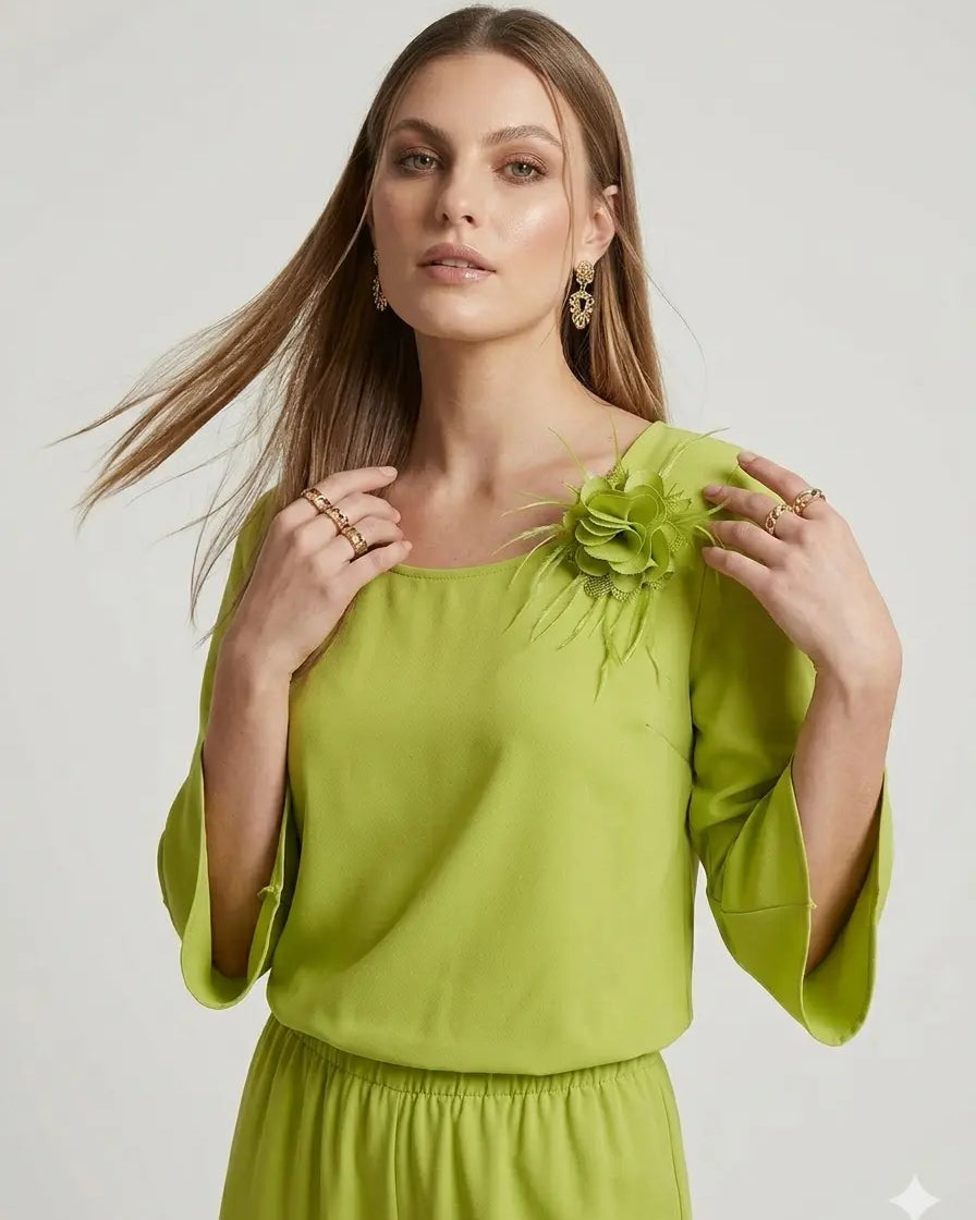 Blusa Chic Ruffle DORABELLA