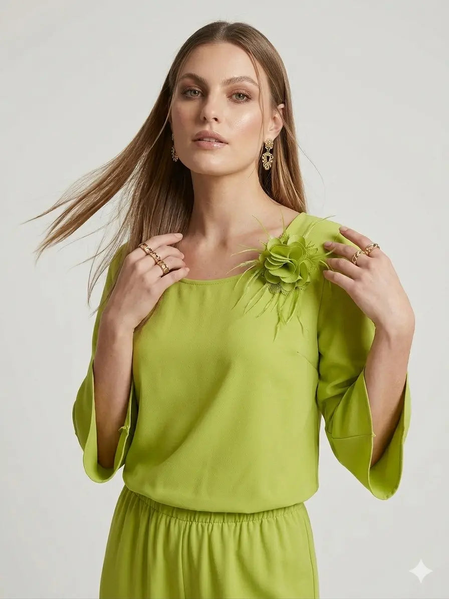 Blusa Chic Ruffle DORABELLA