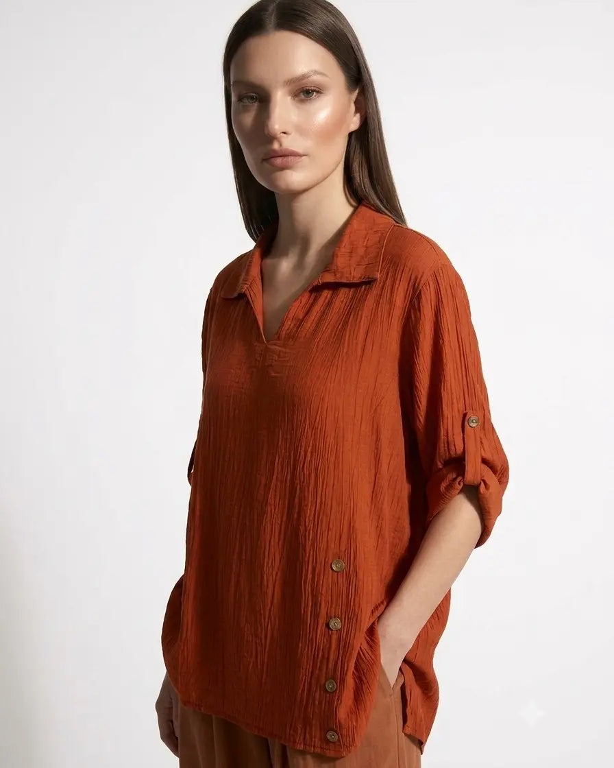 Blusa Crinkle DORABELLA PIU'