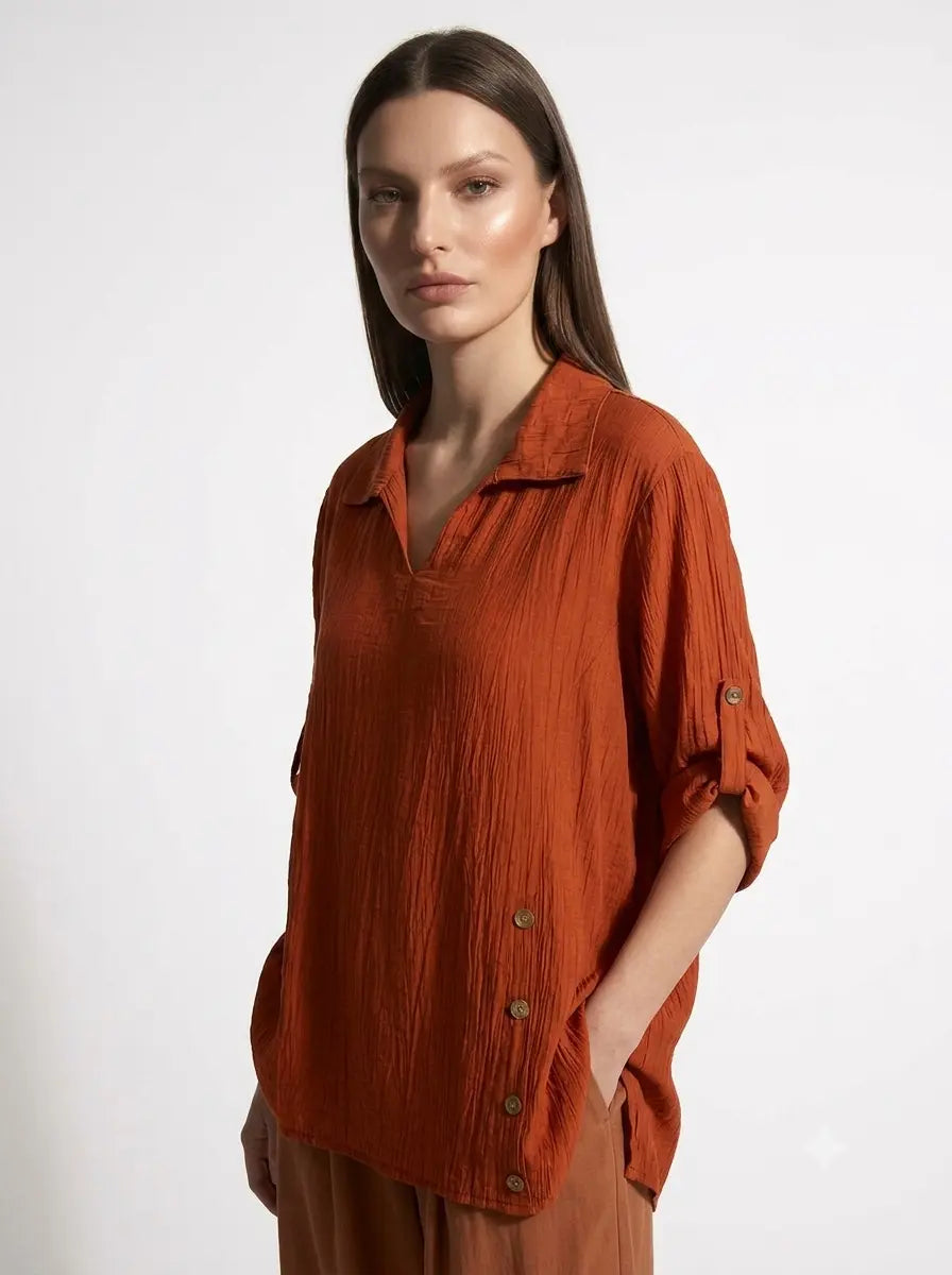 Blusa Crinkle DORABELLA PIU'