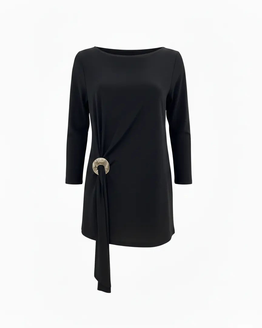 Blusa Ity con accessorio metallico DORABELLA