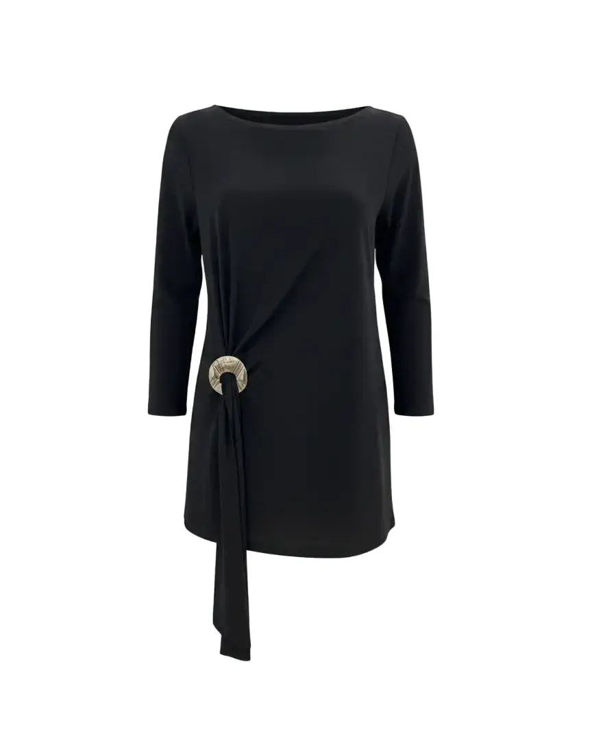 Blusa Ity con accessorio metallico DORABELLA