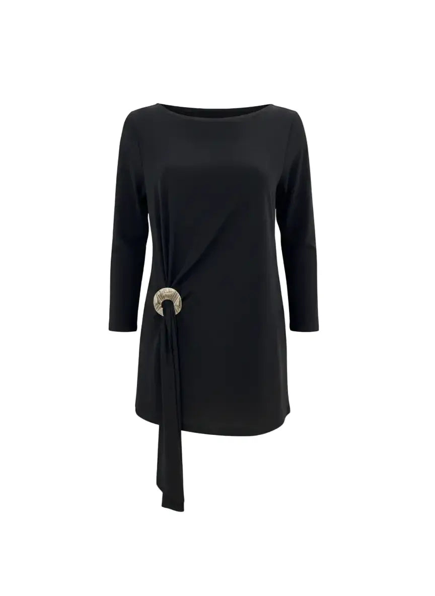 Blusa Ity con accessorio metallico DORABELLA