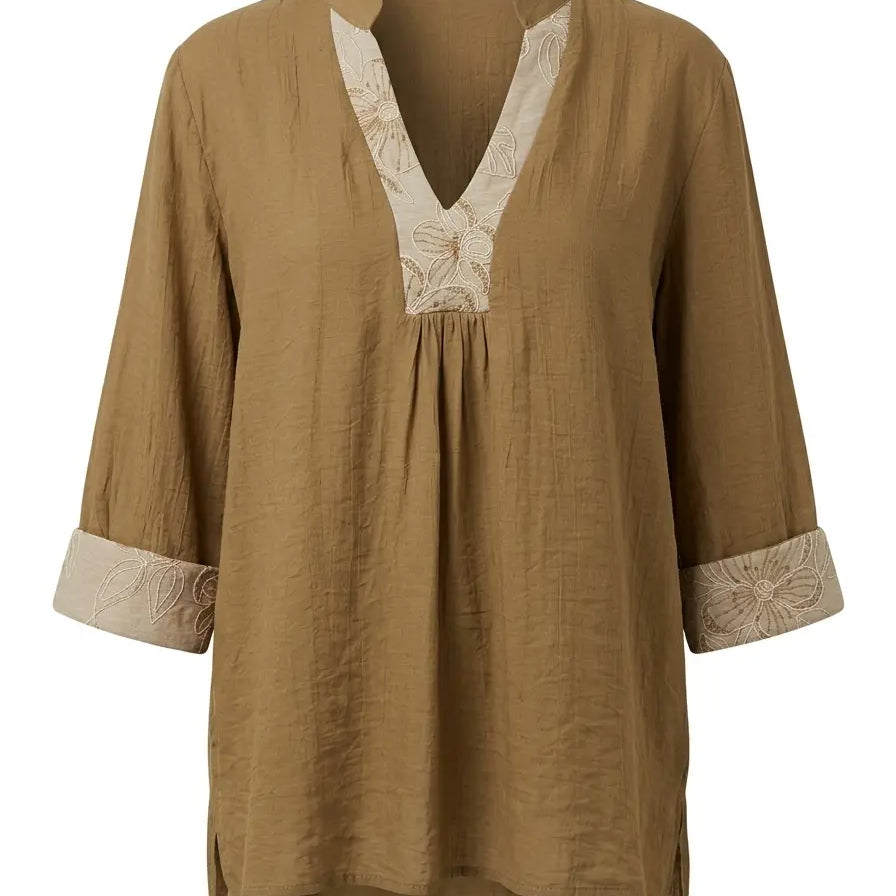 Blusa Profili Ricamati DORABELLA PIU'