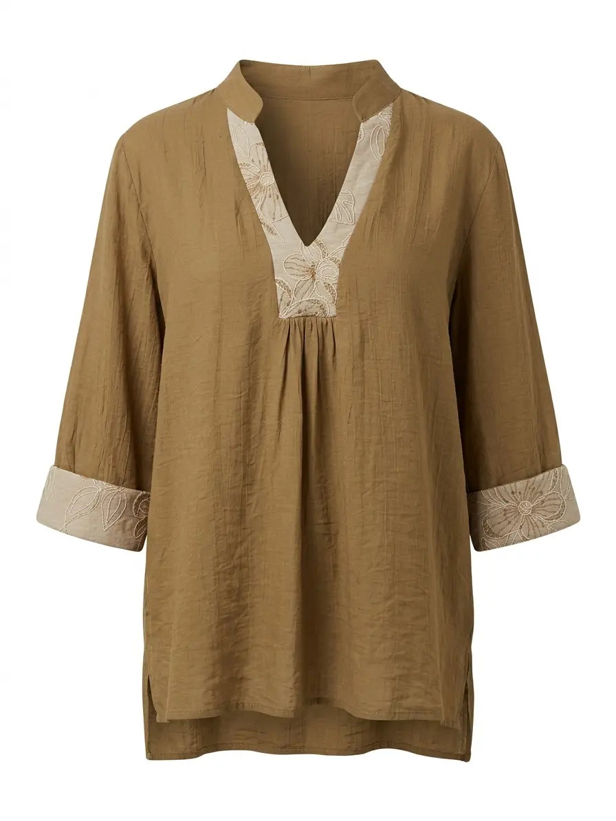 Blusa Profili Ricamati DORABELLA PIU'