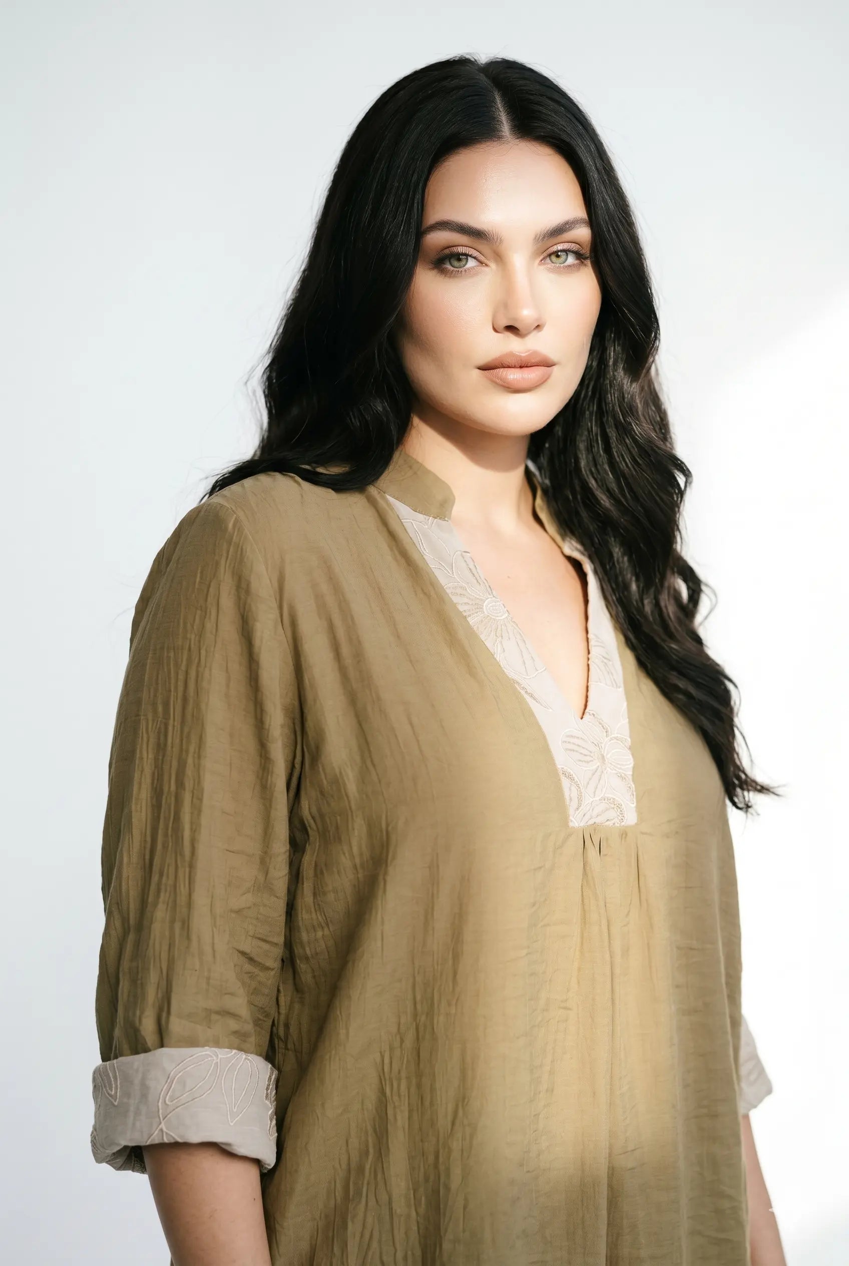 Blusa Profili Ricamati DORABELLA PIU'
