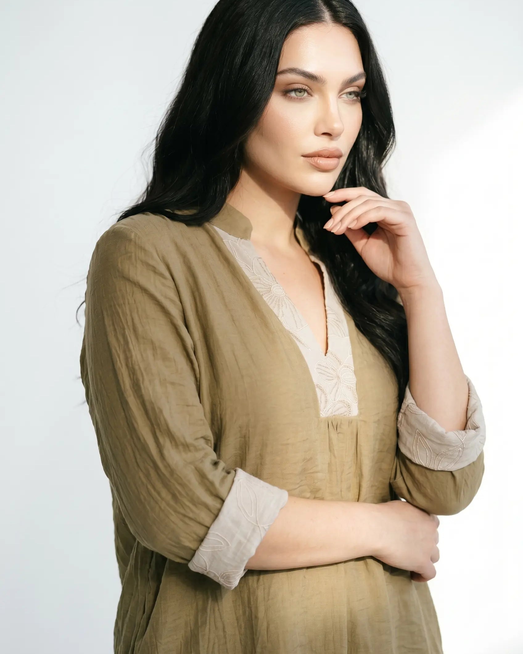 Blusa Profili Ricamati DORABELLA PIU'