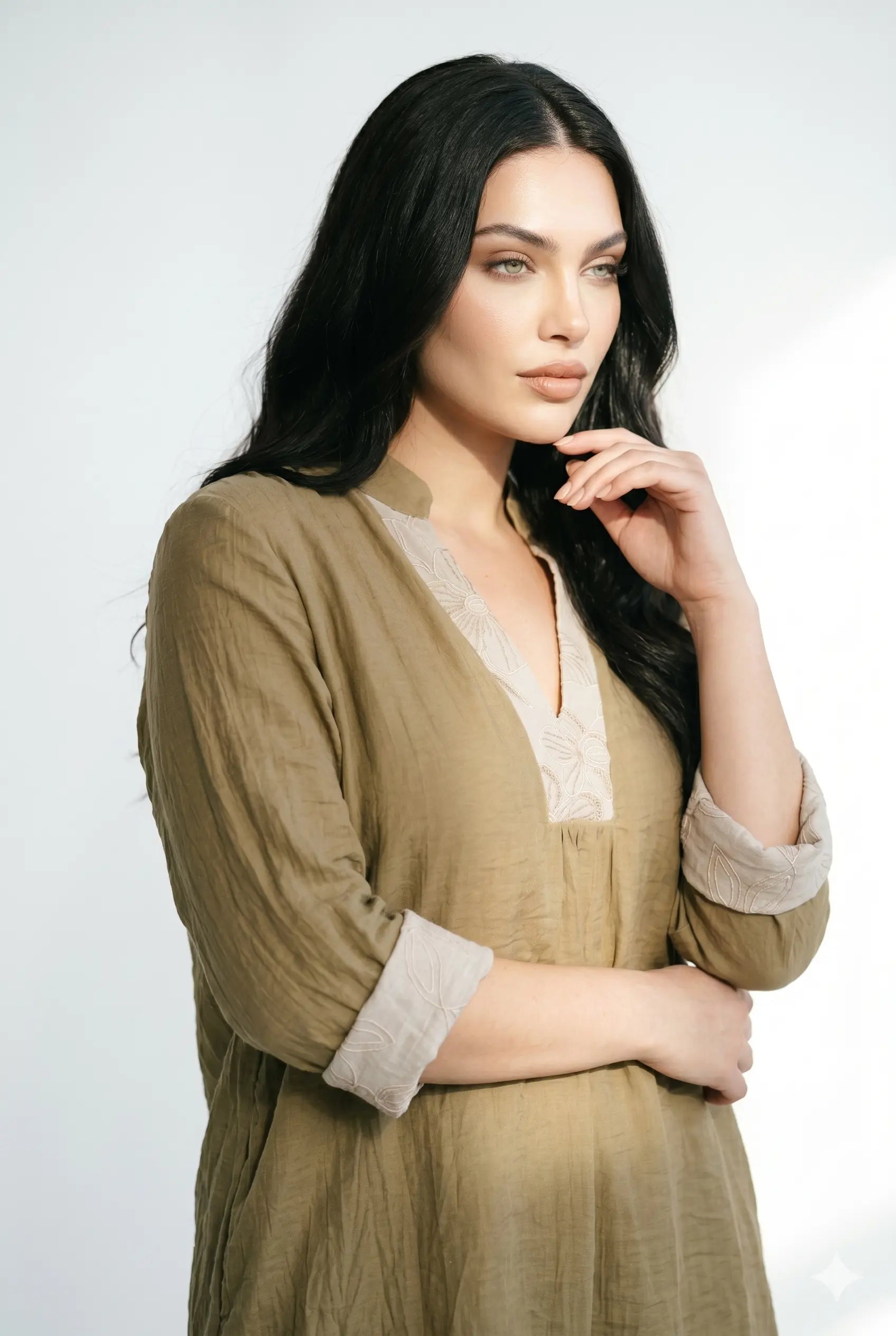 Blusa Profili Ricamati DORABELLA PIU'