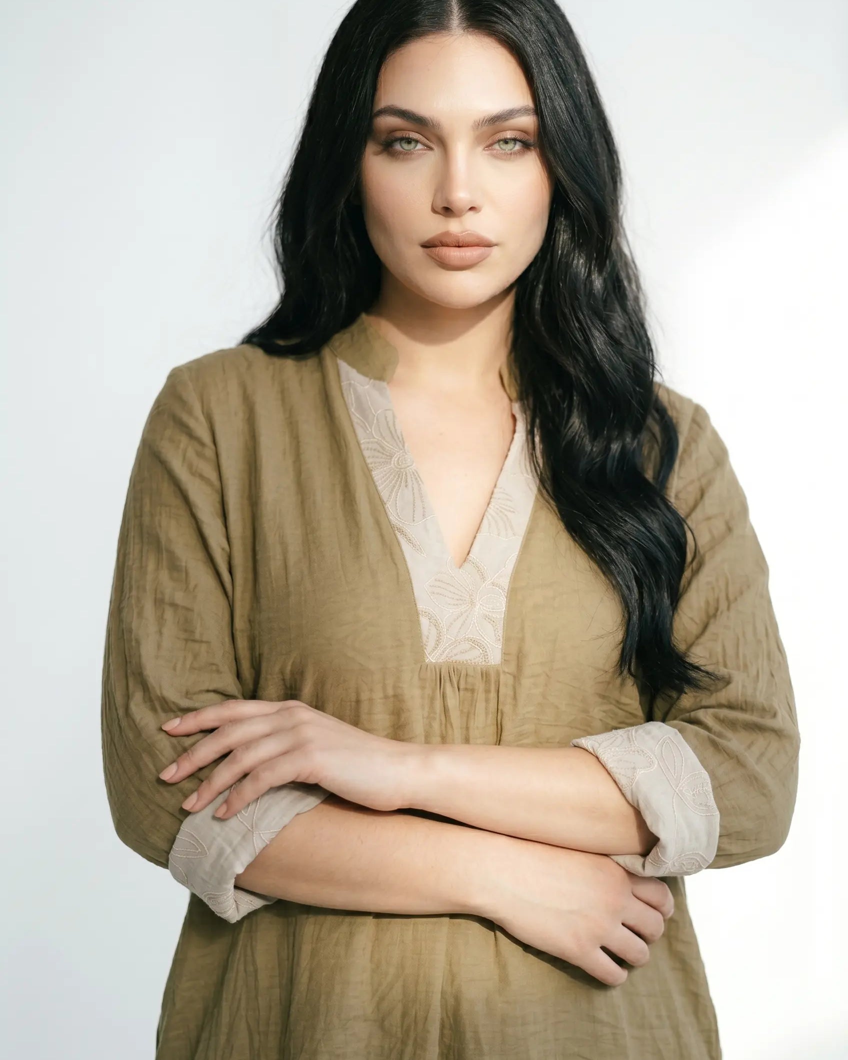 Blusa Profili Ricamati DORABELLA PIU'