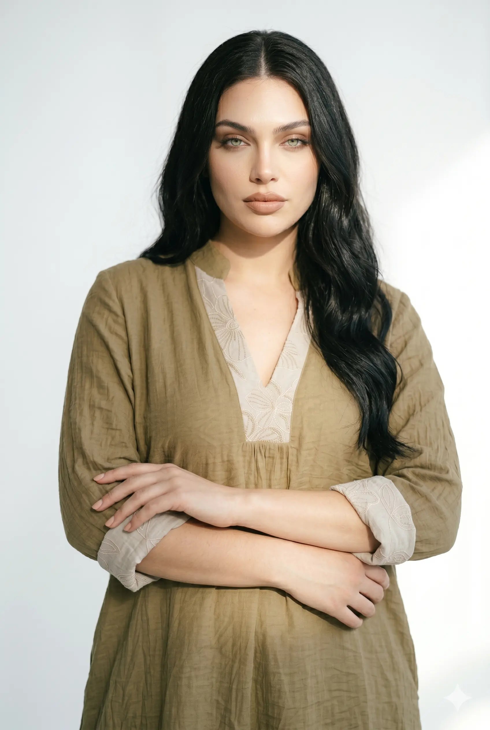 Blusa Profili Ricamati DORABELLA PIU'