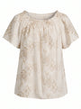 Blusa Schiffer Ricamata DORABELLA