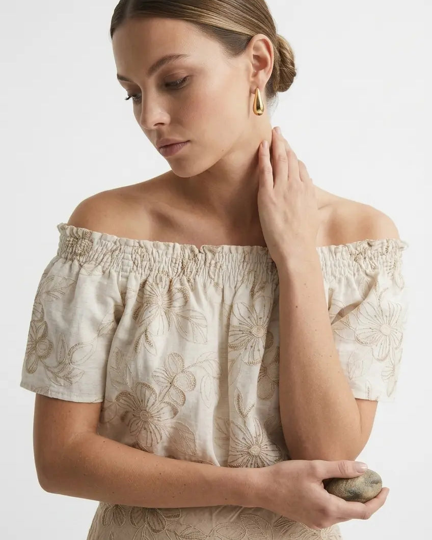 Blusa Schiffer Ricamata DORABELLA