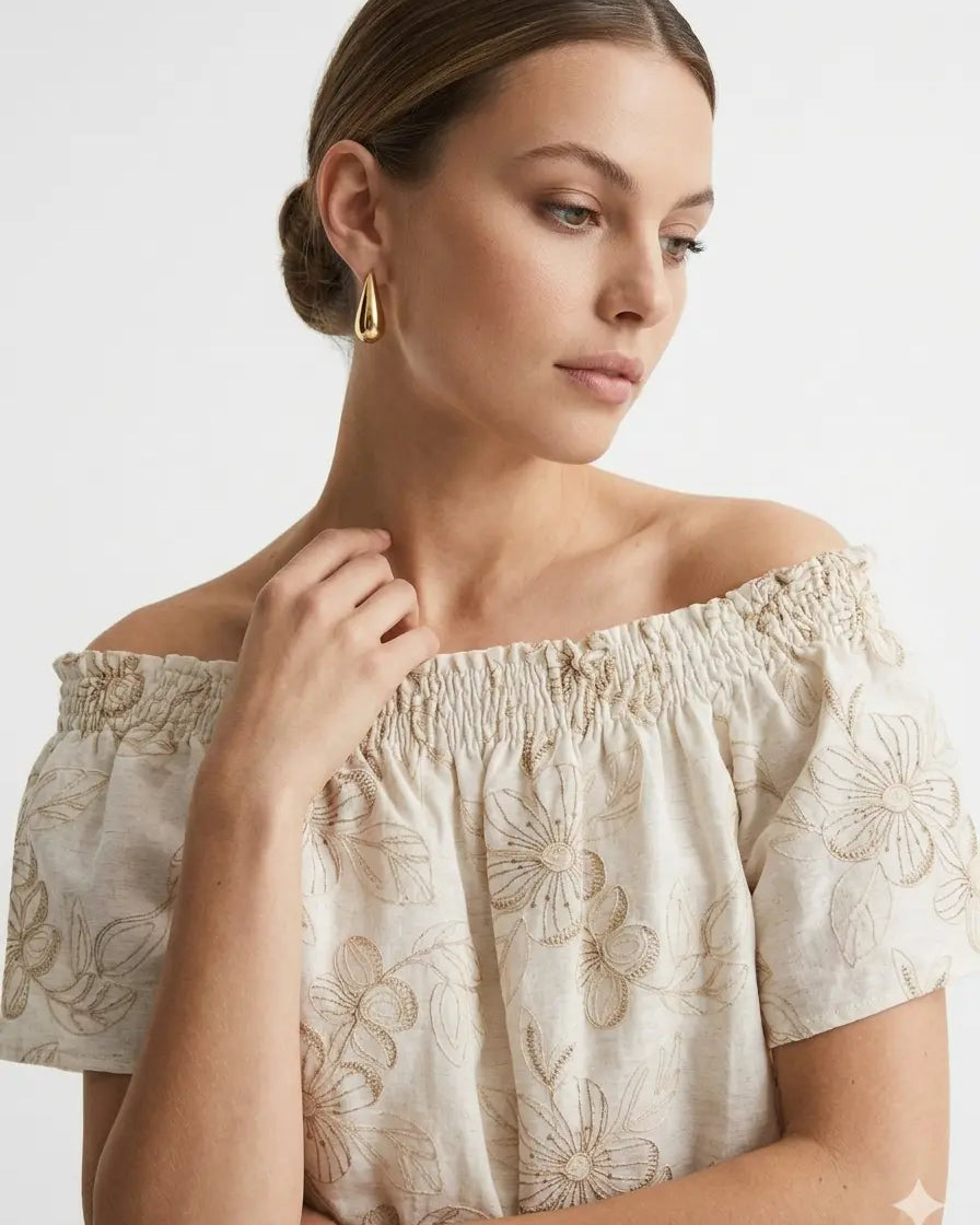 Blusa Schiffer Ricamata DORABELLA