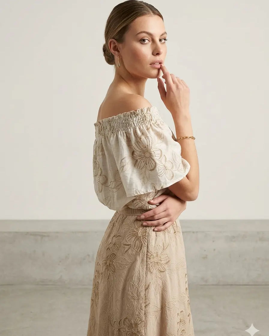 Blusa Schiffer Ricamata DORABELLA