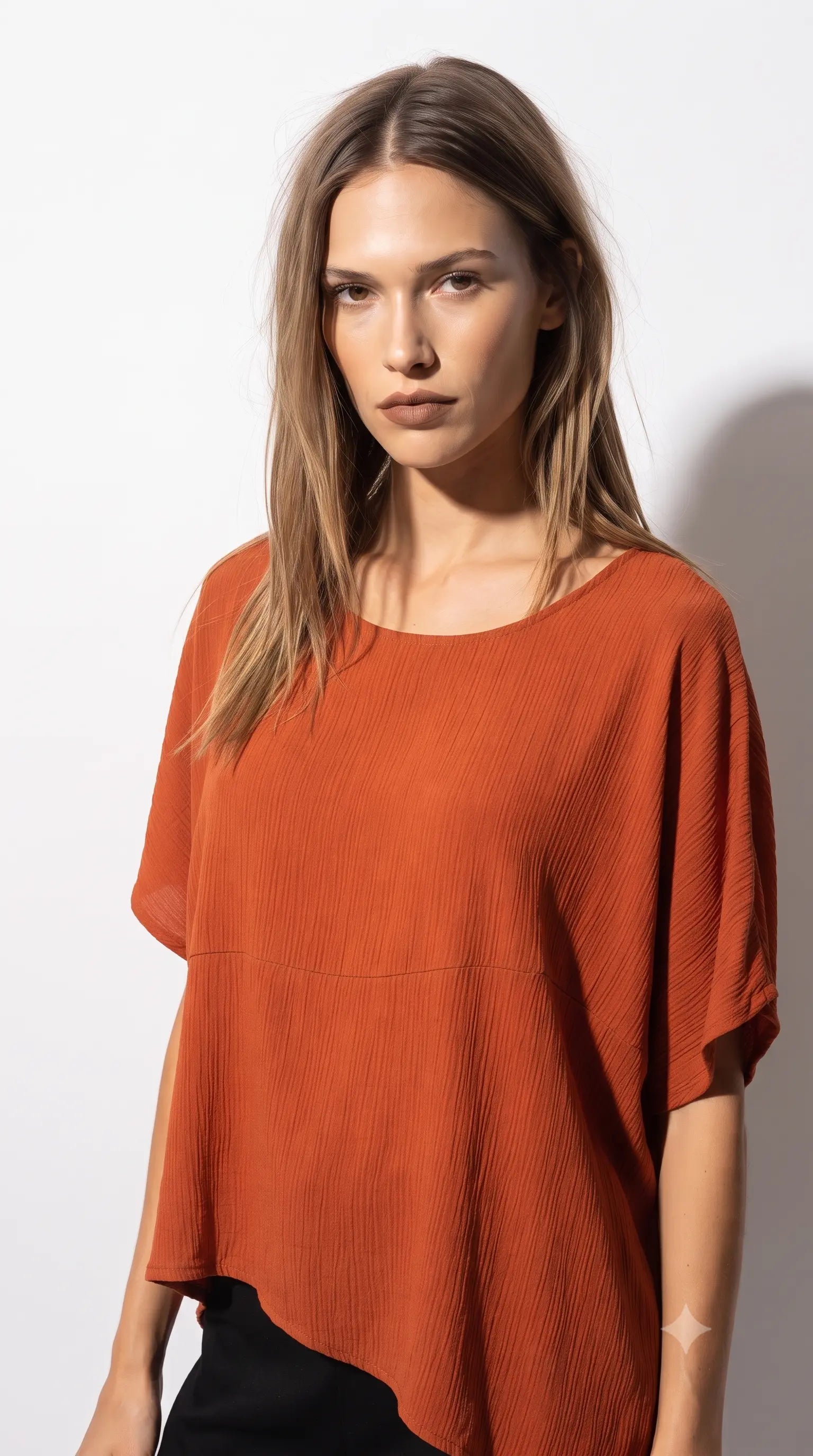 Blusa asimmetrica DORABELLA