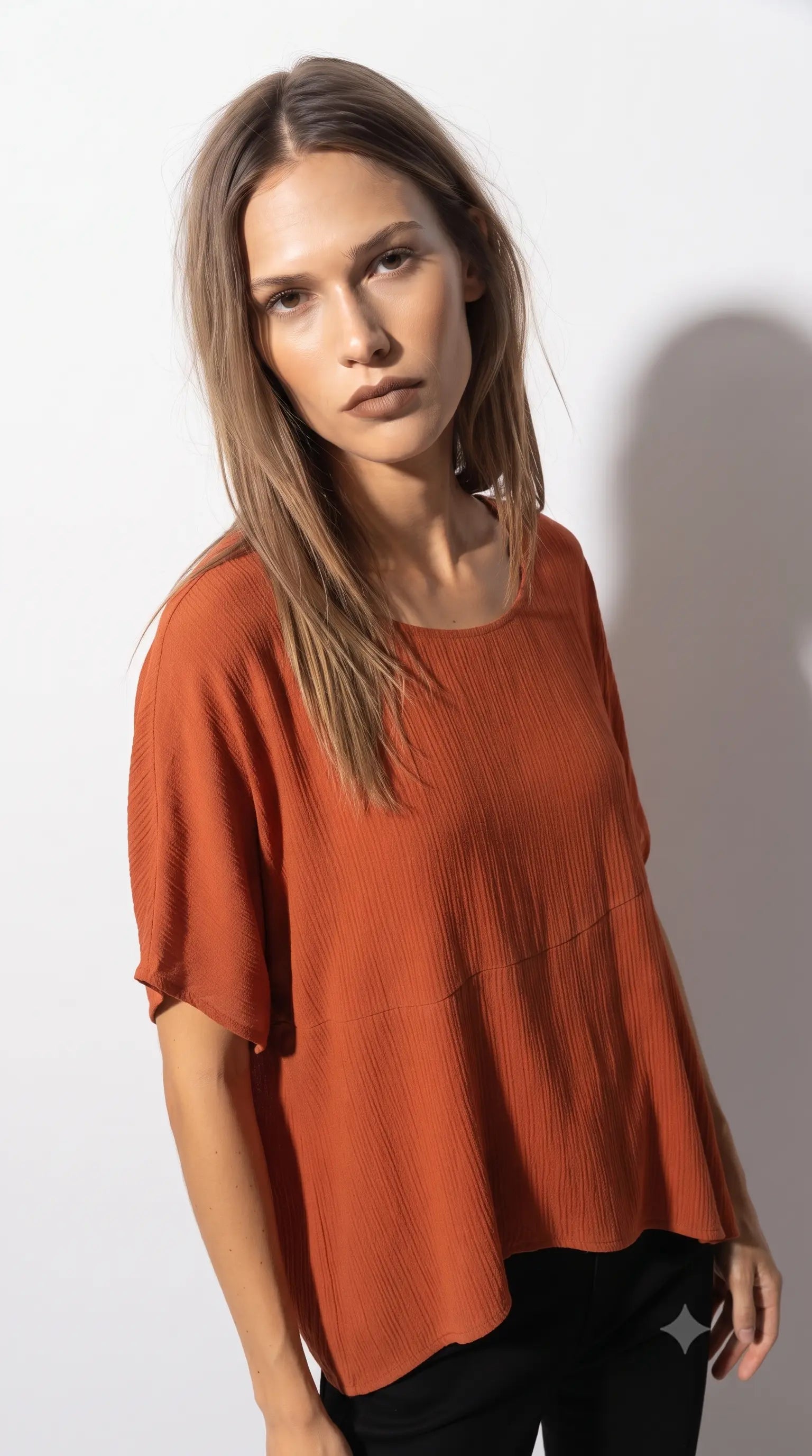 Blusa asimmetrica DORABELLA
